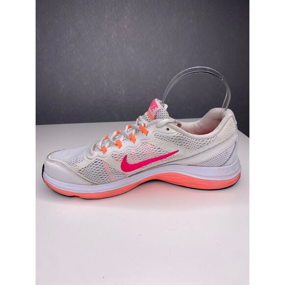 Nike Dual Fusion Run 3 Running Shoes Womens Sz 9 US 653594-100 White/Hyper Pink - Picture 7 of 14